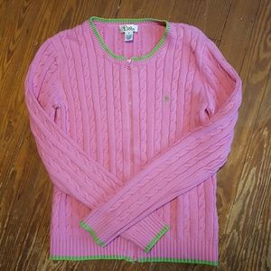 Lilly Pulitzer zip up sweater